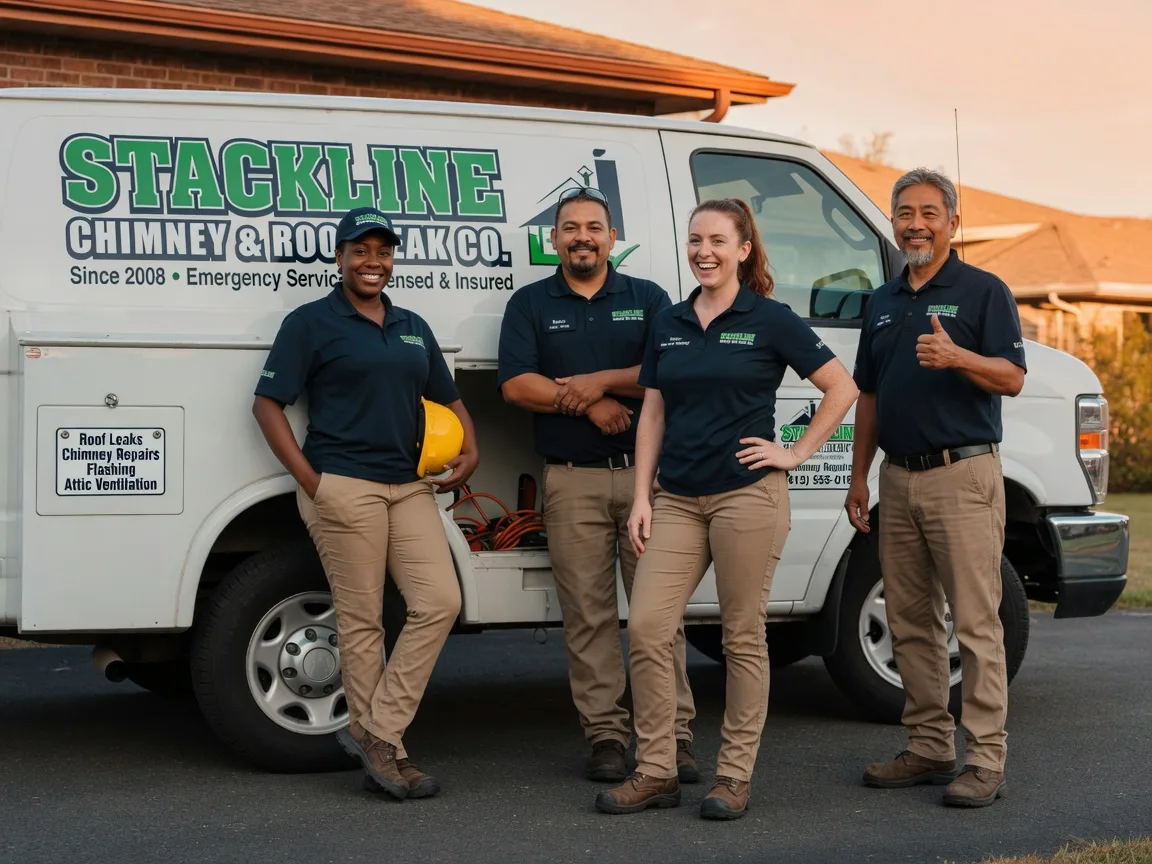 Chimney flashing repair company in Dorrance, KS